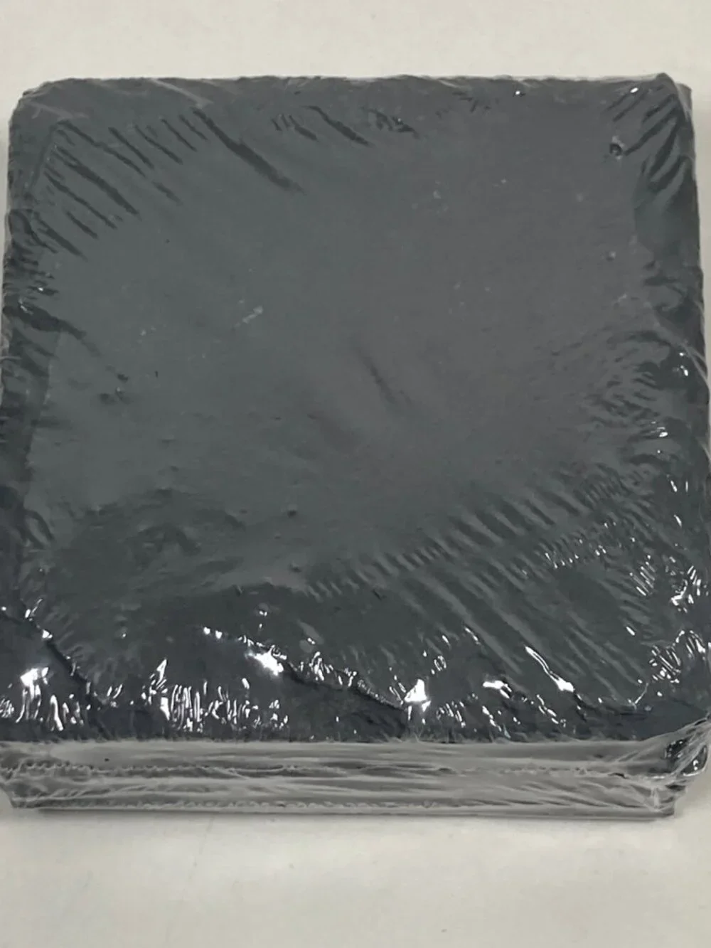 Blank Slate Coasters 6 Pack of with Rubber Feet 4" Square - Picture 6 of 7